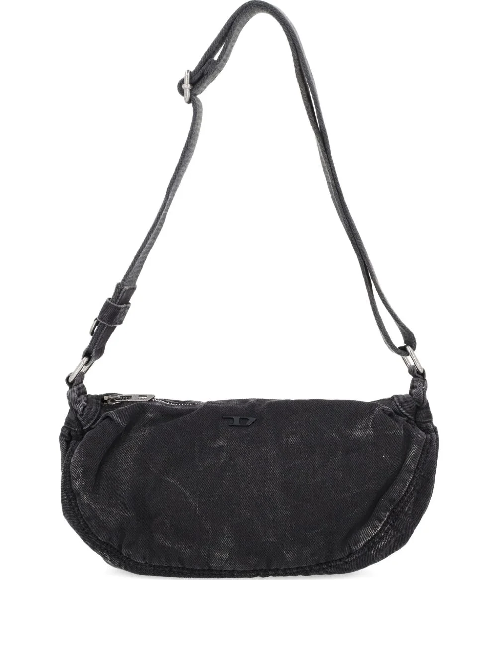 Rave embossed-logo shoulder bag - 1