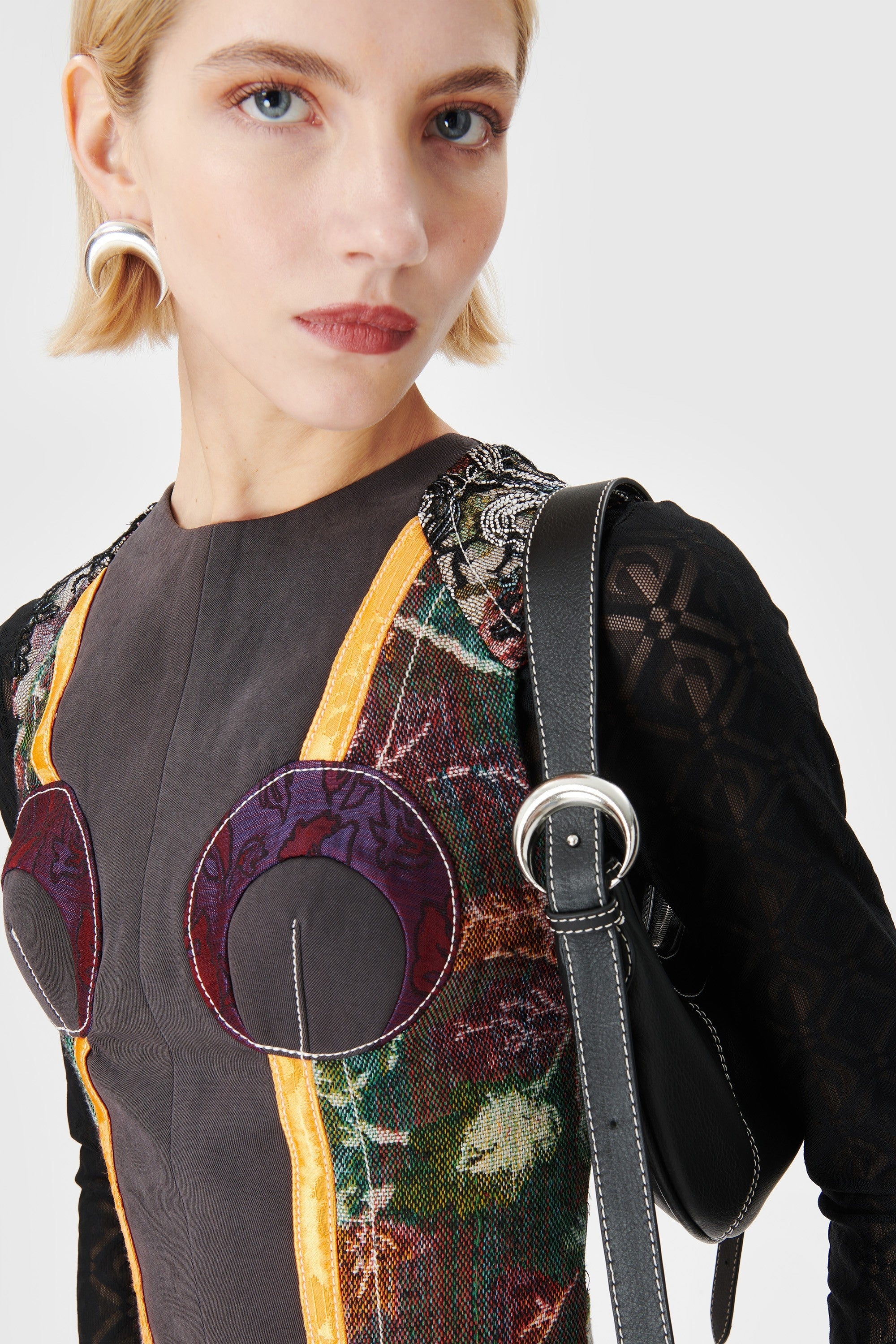 Regenerated Floral Tapestries Mini Dress - 3