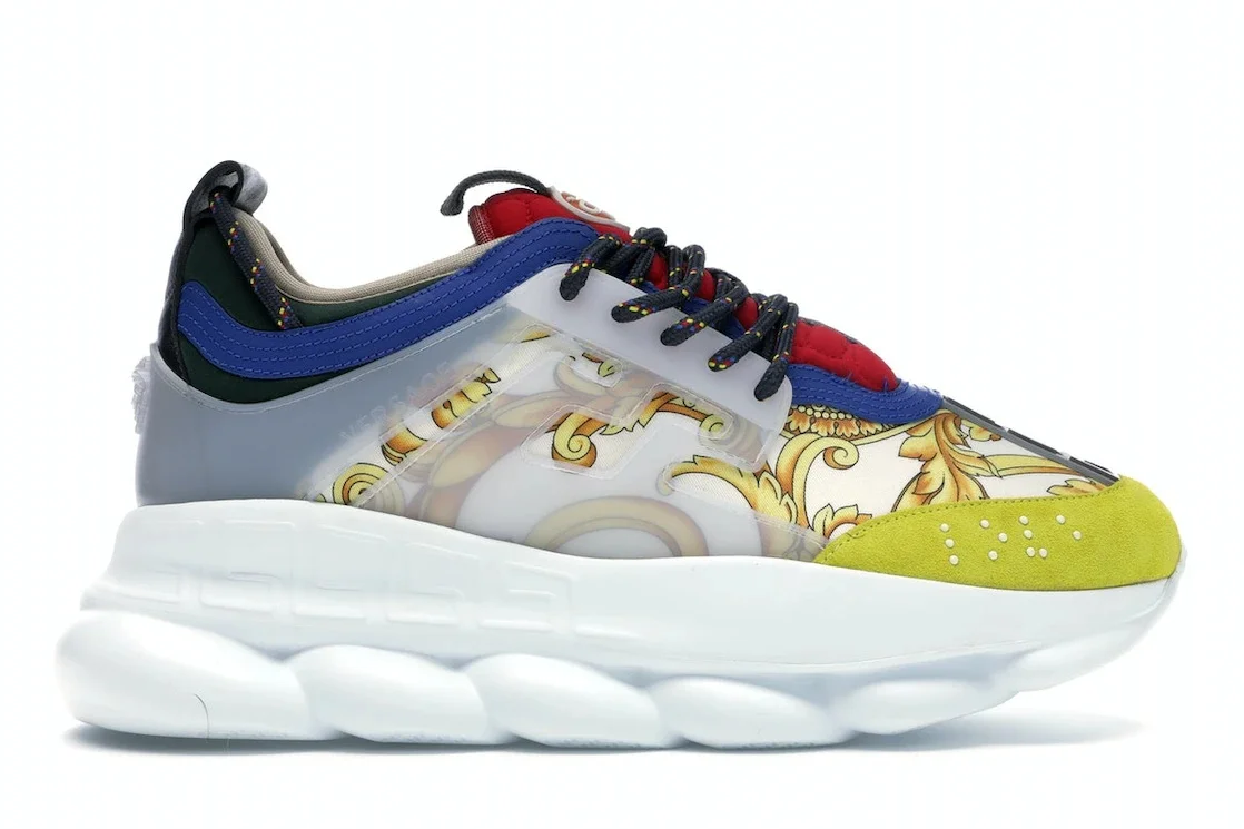 Versace Chain Reaction Multi-Color Rubber Suede - 1