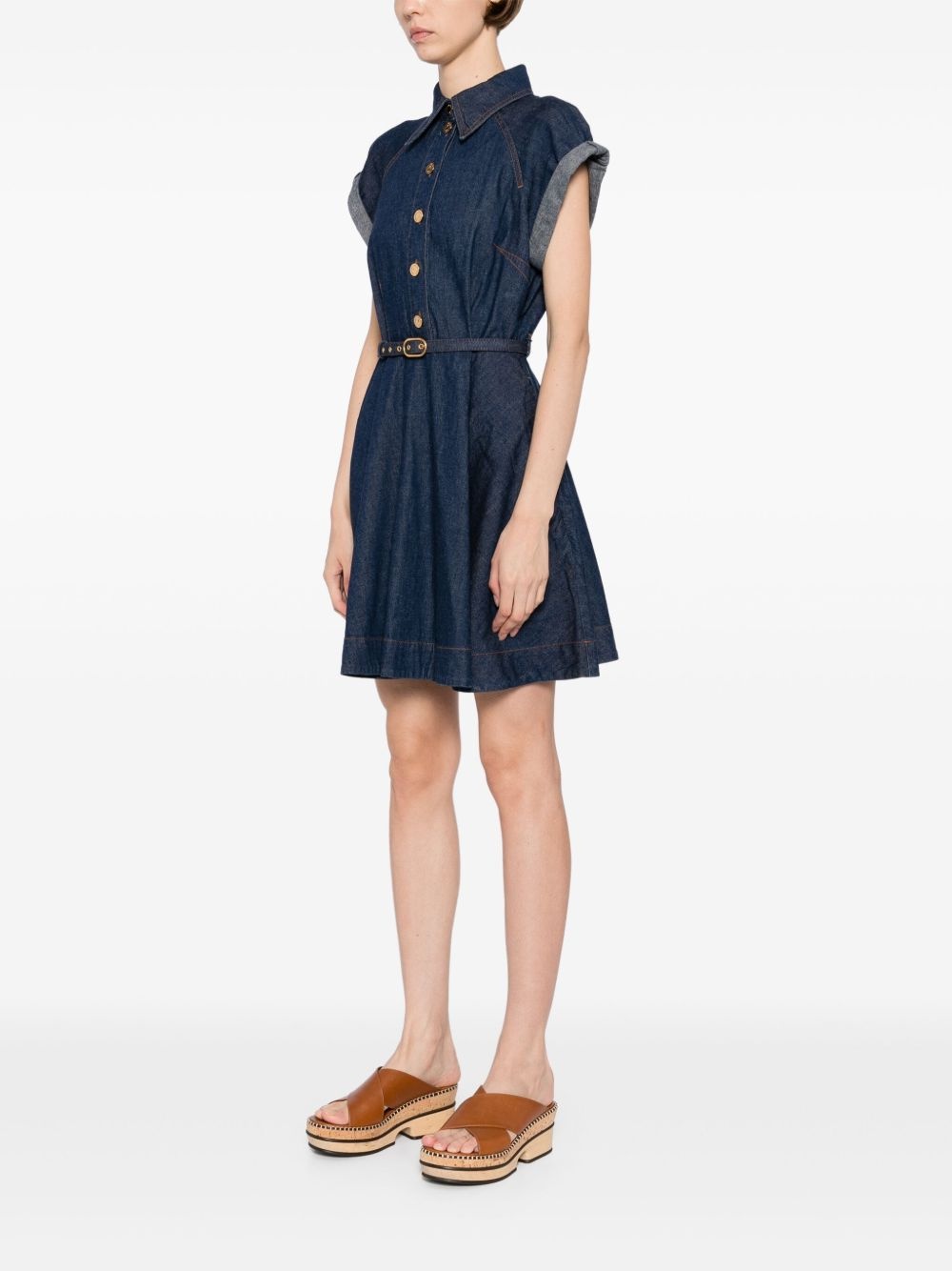 【Zimmermann】DENIM FLIP DRESS デニム フリップ ミニドレス Denim Flip Dress Ink Online | Zimmermann