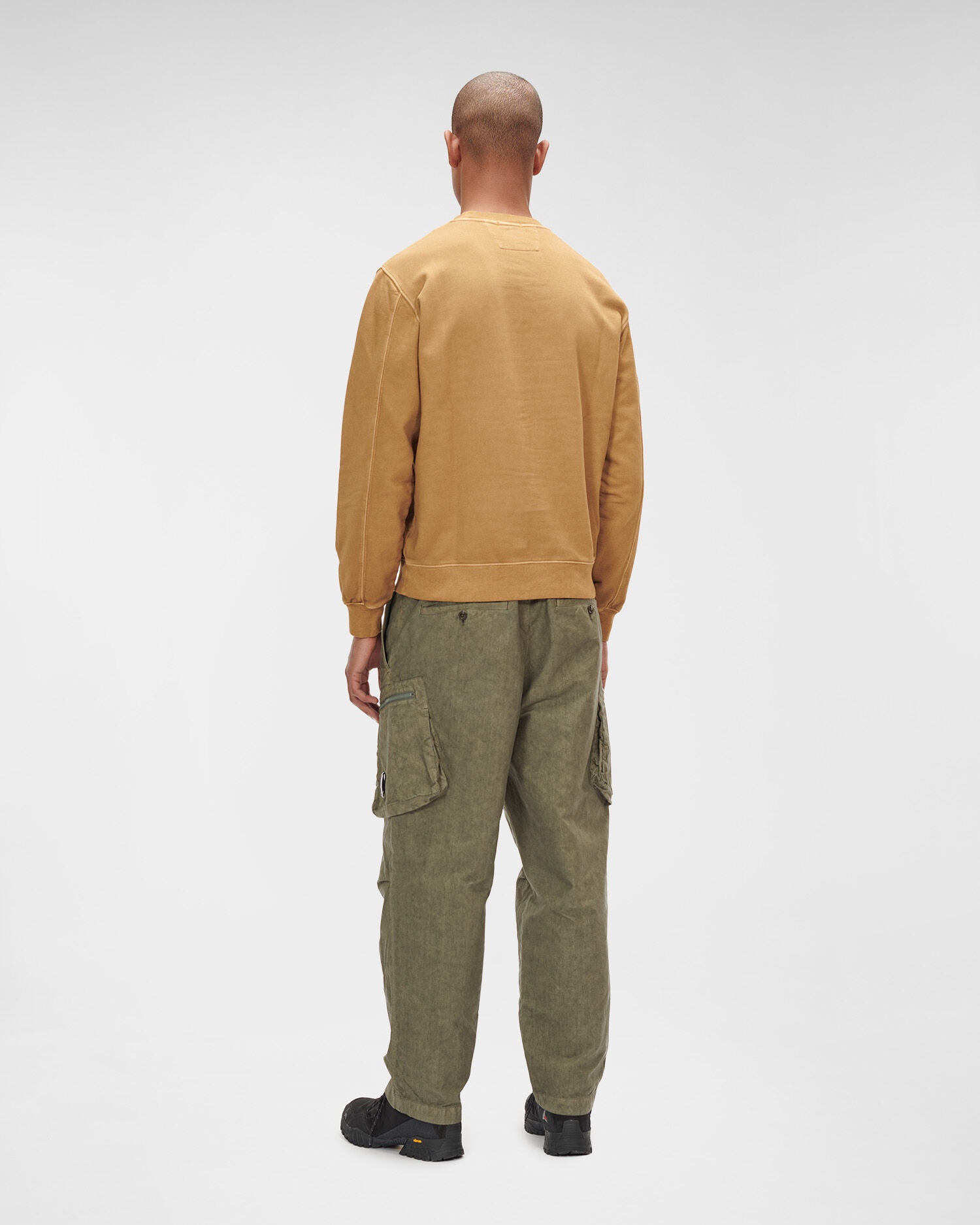 Brushed & Emerized Diagonal Fleece Sweatshirt - 4