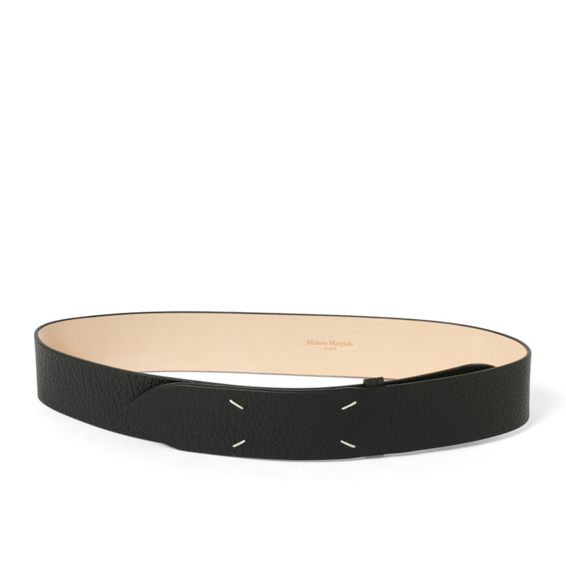 Maison Margiela Four Stiches Belt 45 in Black outlook