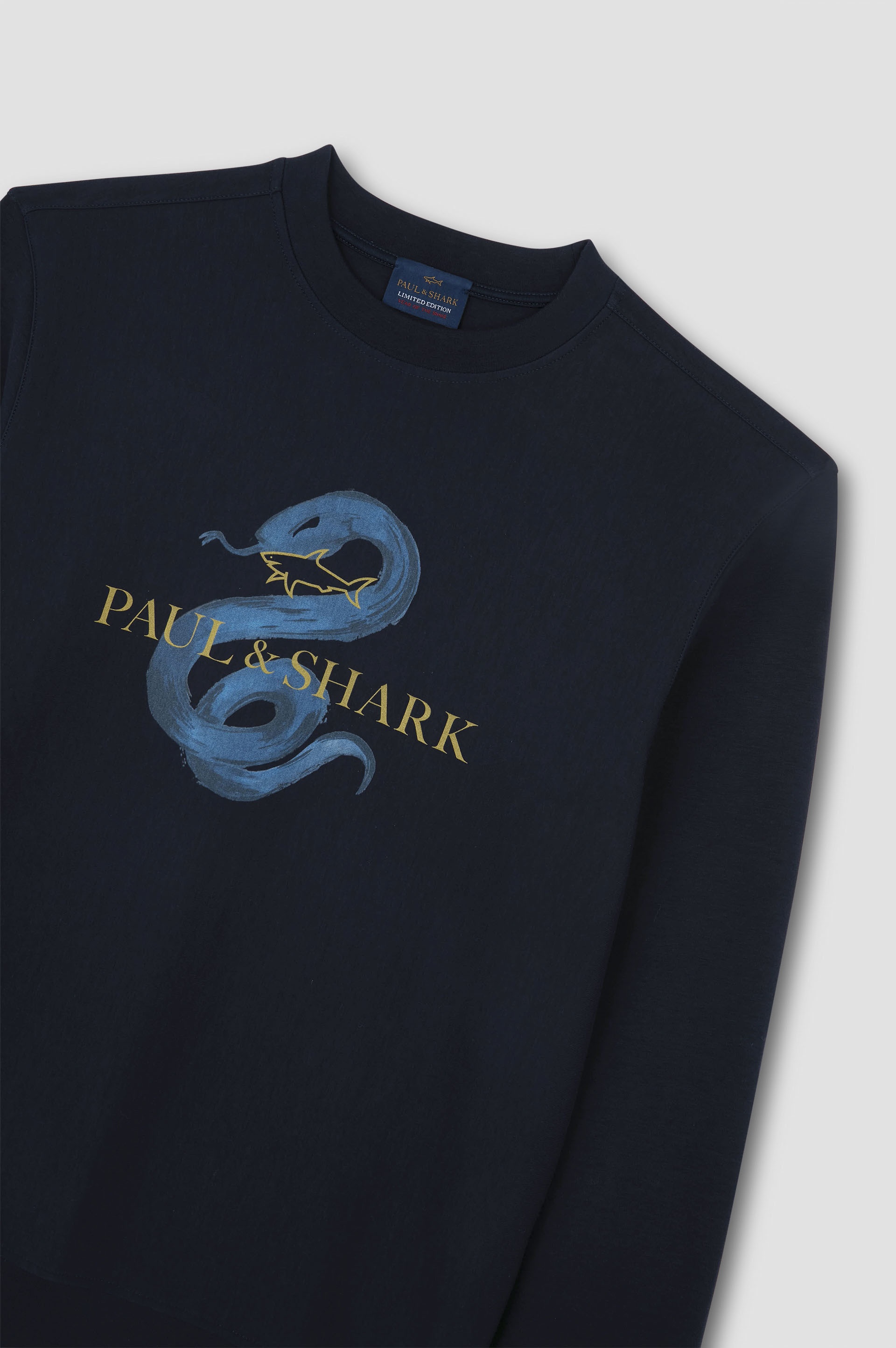 ACTIVE FLEECE COTTON SWEATSHIRT WITH YEAR OF THE SNAKE PRINT - 5