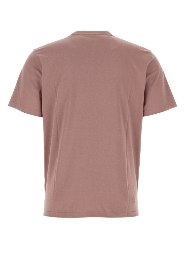 Antiqued pink cotton t-shirt - 2