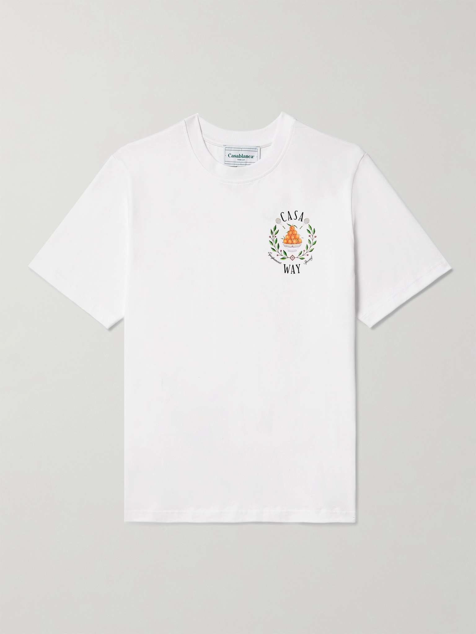Casa Way Logo-Print Organic Cotton-Jersey T-Shirt - 1