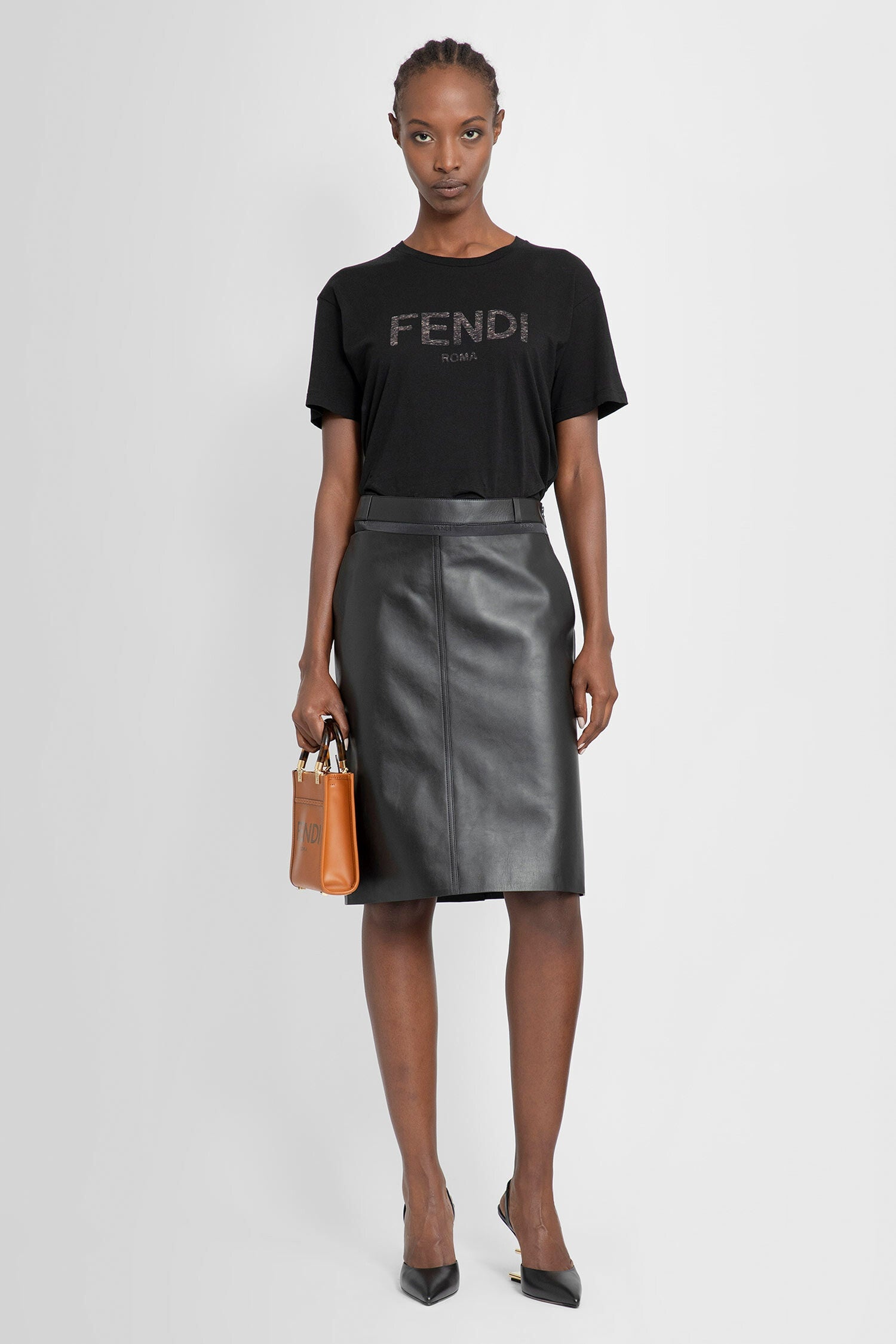 FENDI WOMAN BLACK SKIRTS - 5