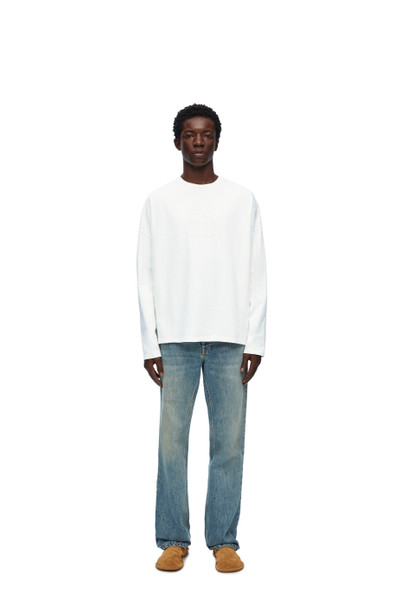Loewe Loose fit long sleeve T-shirt in cotton outlook