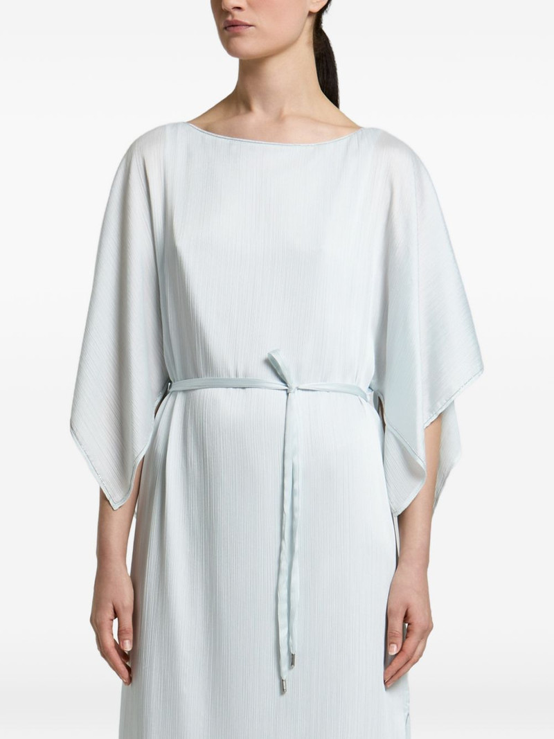 crinkled tie-waist midi dress 4