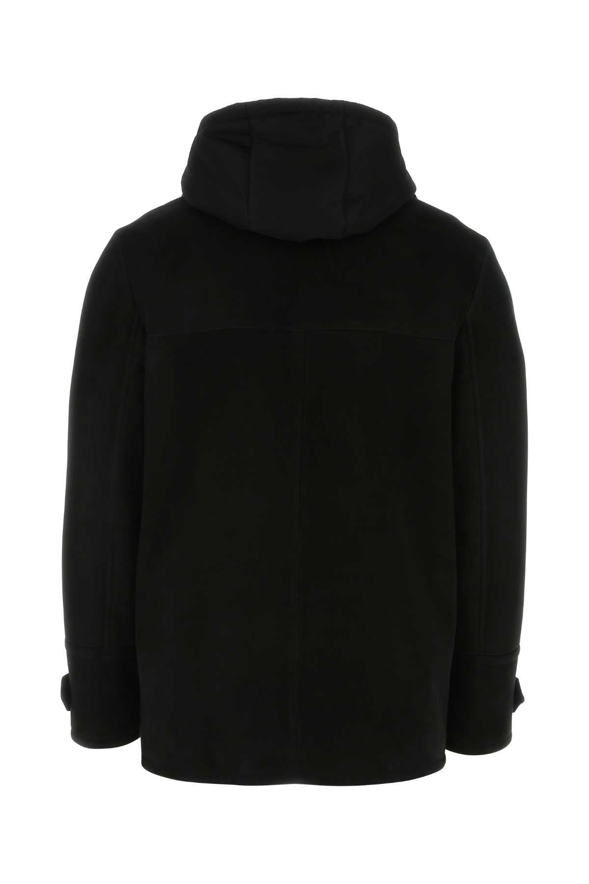 Prada Men Black Shearling Jacket - 2
