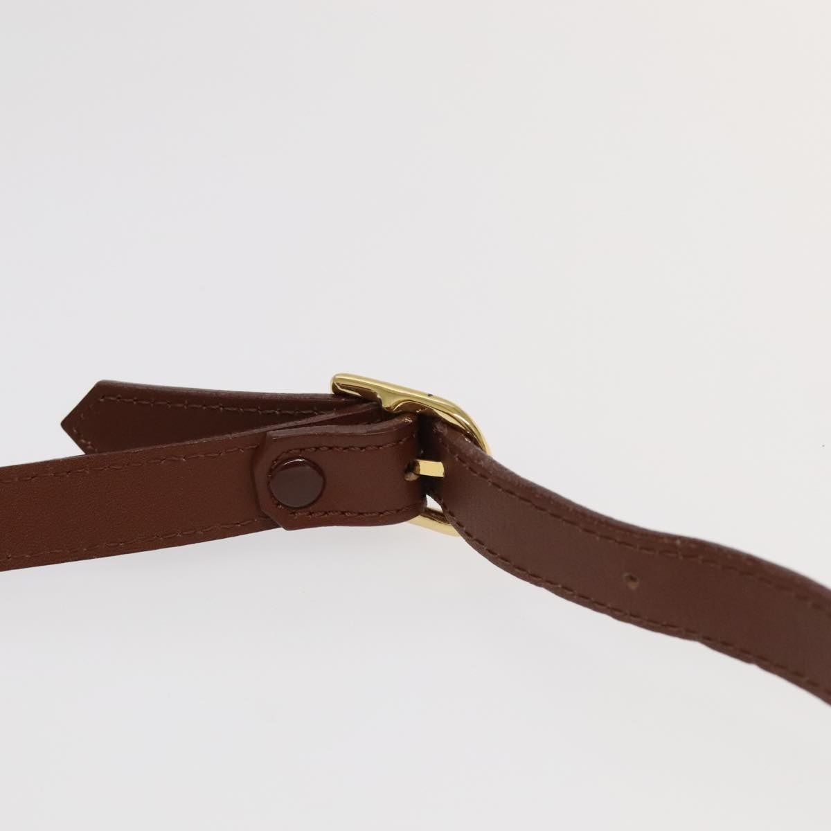 Burberry Shoulder Bag Leather Gold Brown - 8