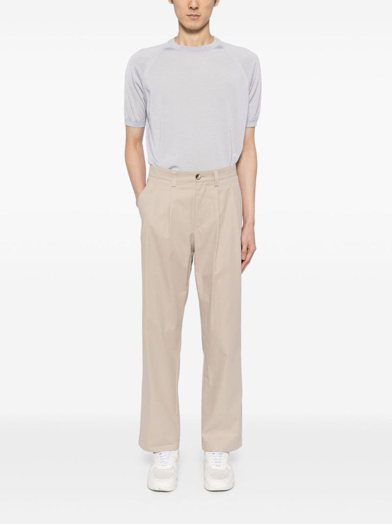 SEASE cotton wide-leg trousers outlook