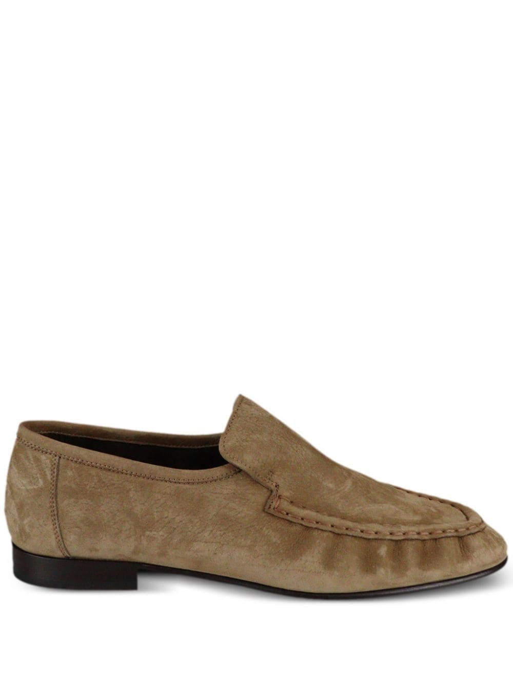 The Row Emerson nubuck loafers | farfetch | REVERSIBLE 