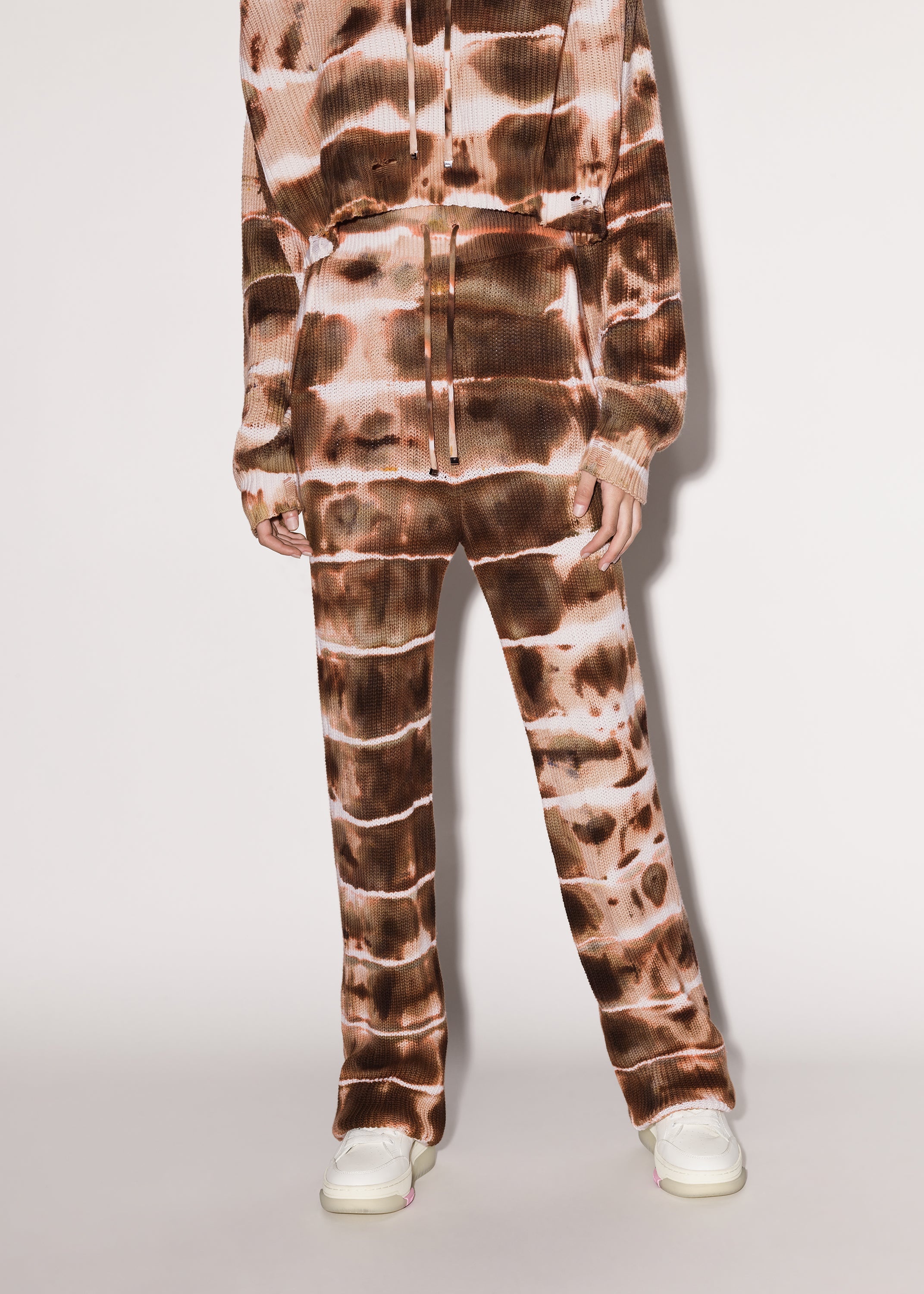 TIE DYE RIB SWEATPANTS - 2