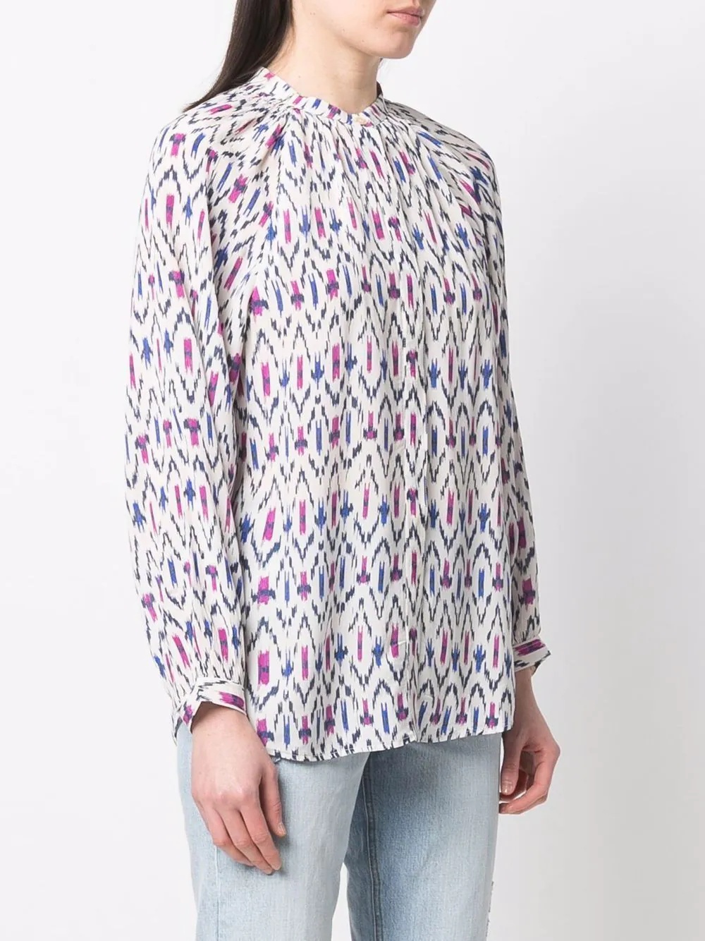 aurora geometric-print shirt - 5