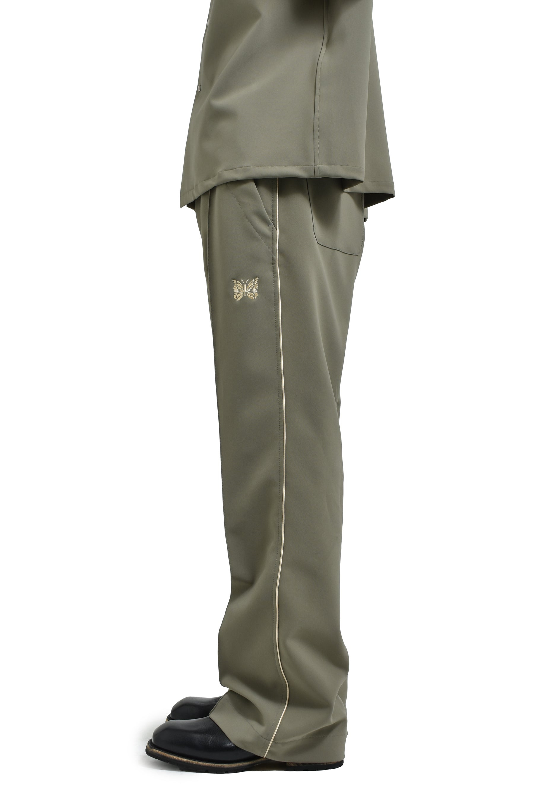 PIPING COWBOY PANT - POLY DOUBLE CLOTH(EXCLUSIVE) / D.GRY - 3