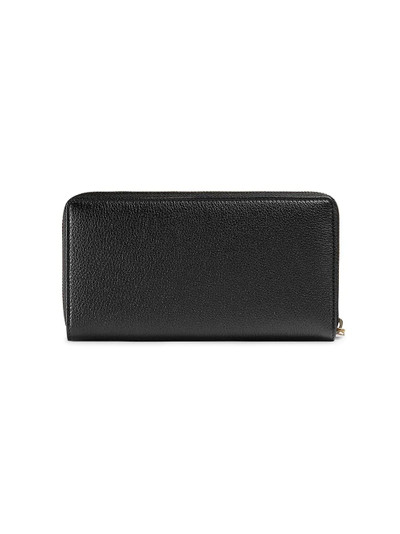 GUCCI logo zip around wallet outlook