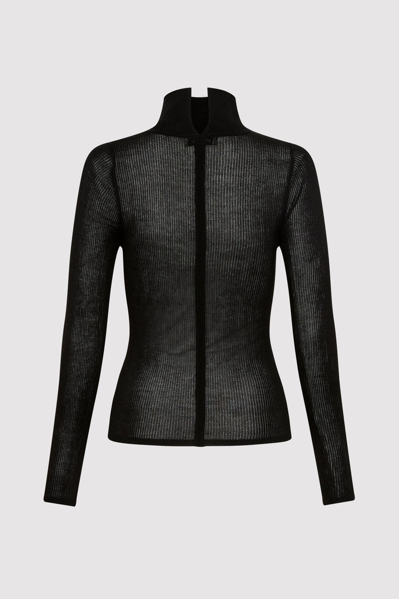 Second Skin Knit Top - Black 5