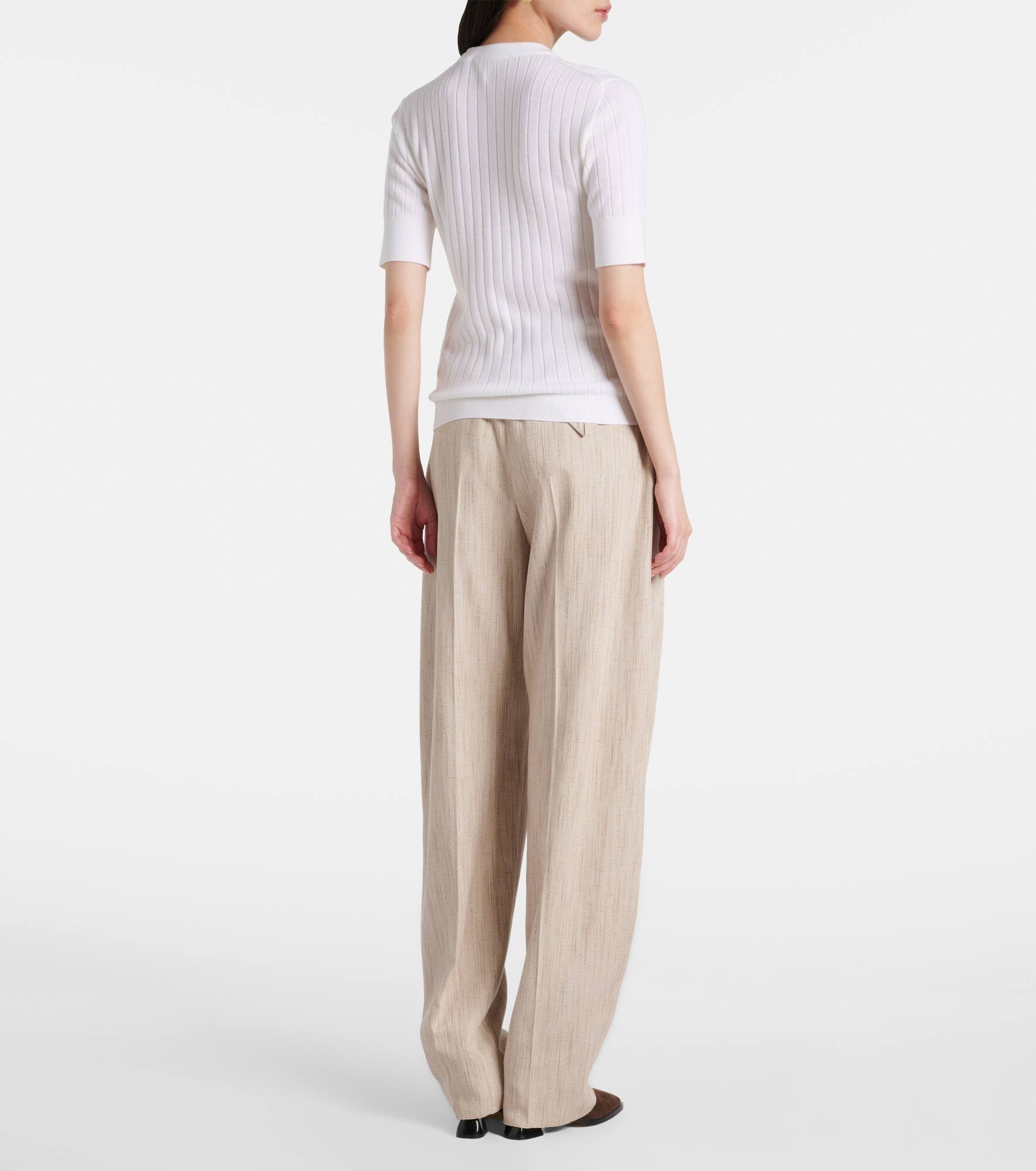 Ribbed-knit top - 3