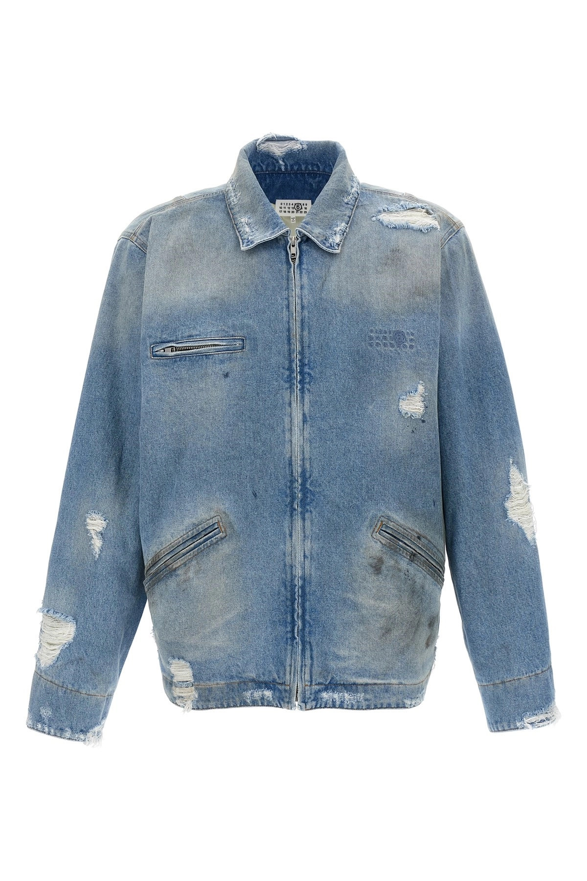 Denim jacket with used effect - 1