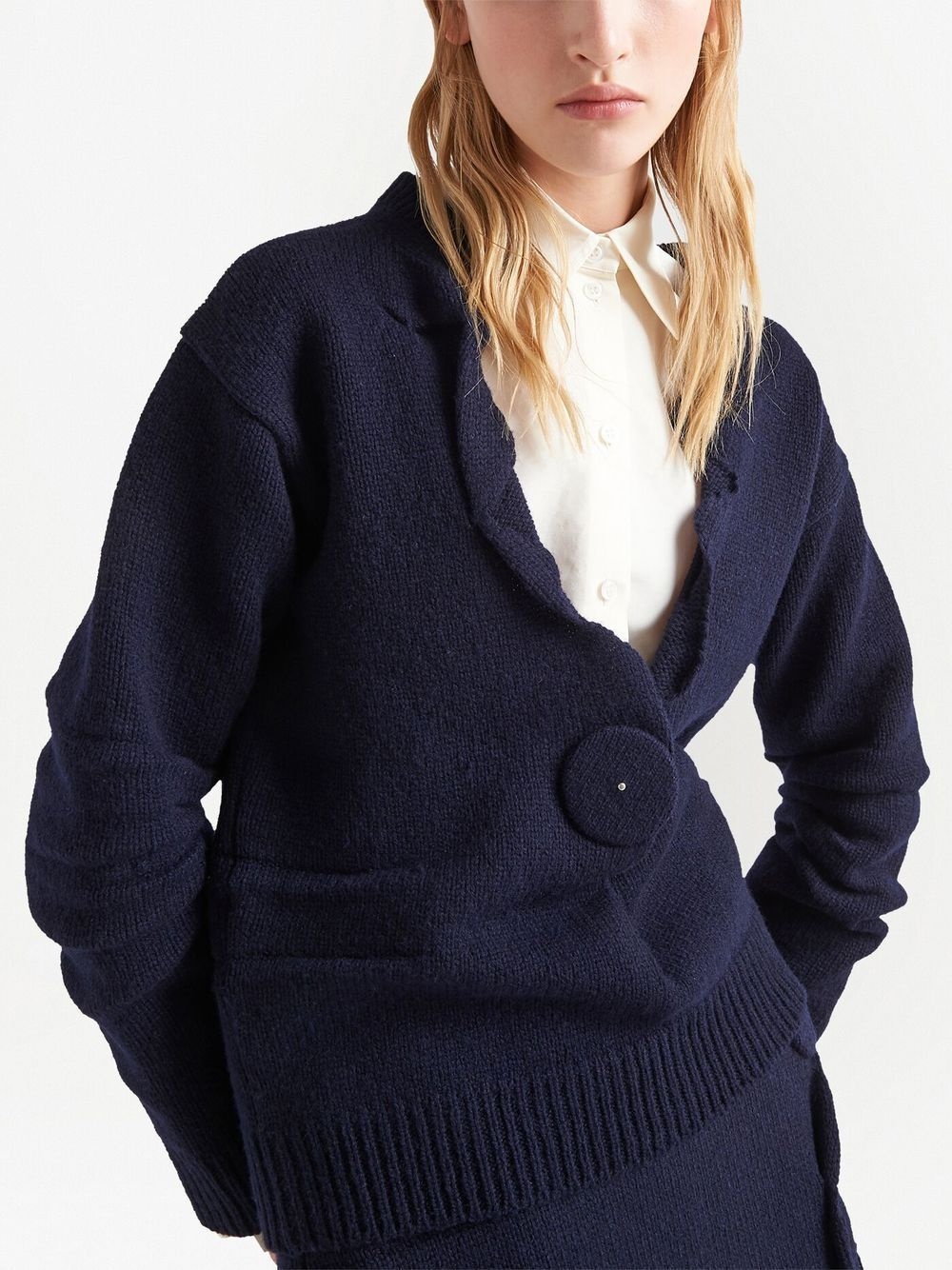 cashmere V-neck jumper - 6