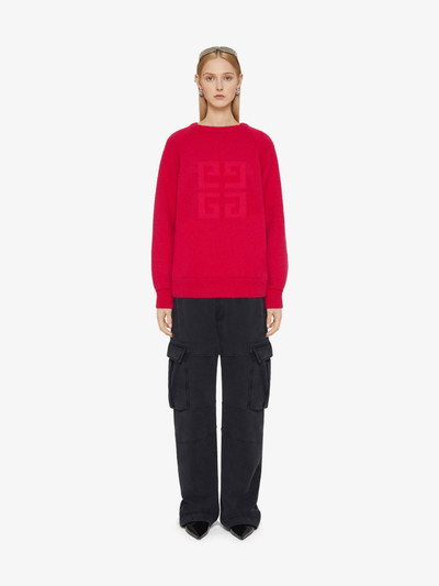 Givenchy 4G SWEATER IN CURLY CASHMERE AND SILK outlook