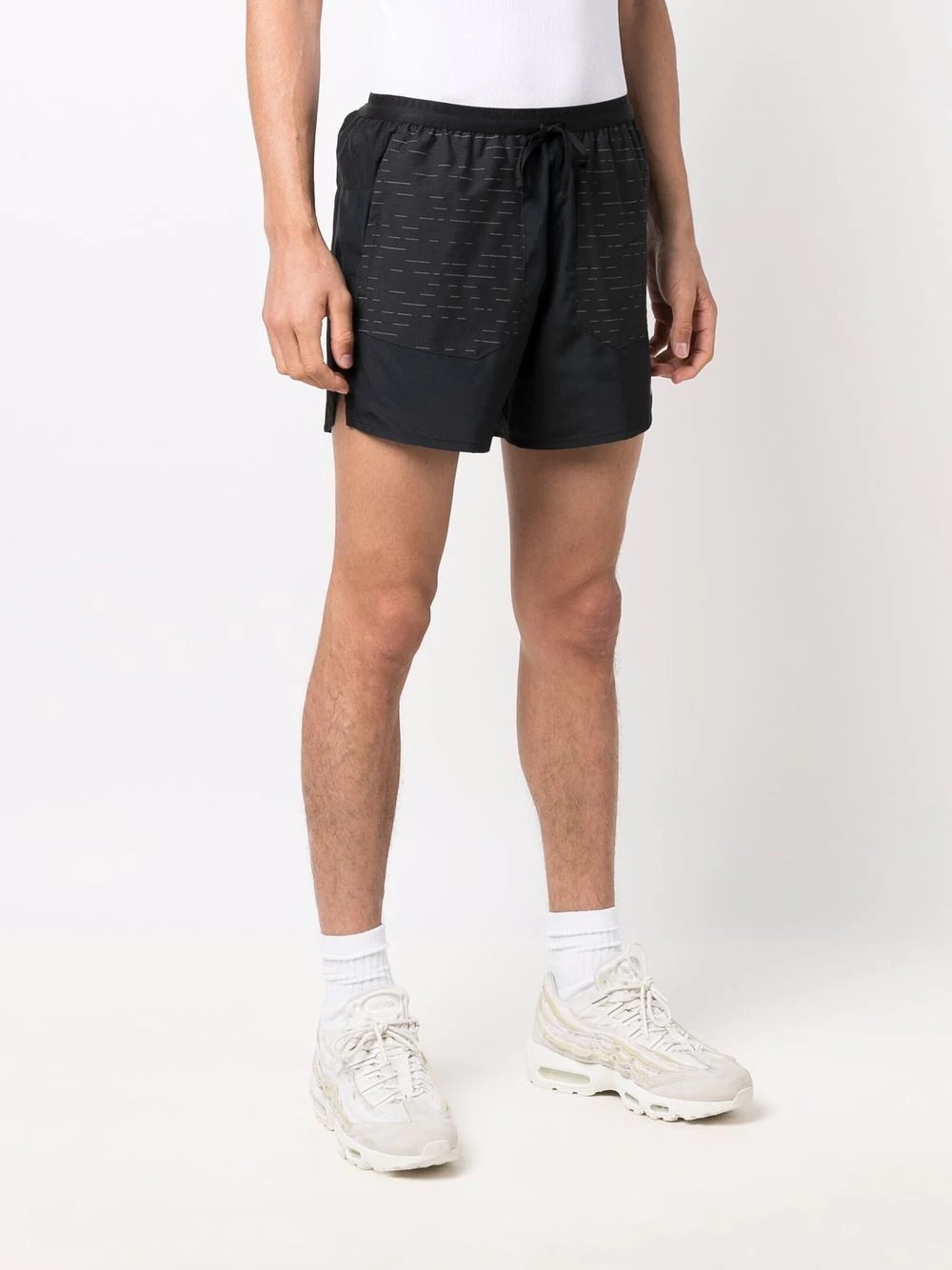 Swoosh logo-detail track shorts - 3