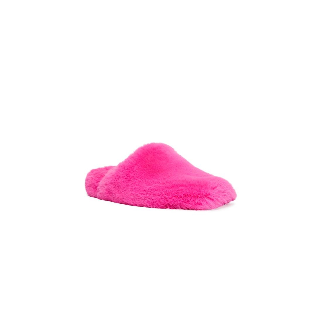 Women's Teddy Mule  in Pink - 2