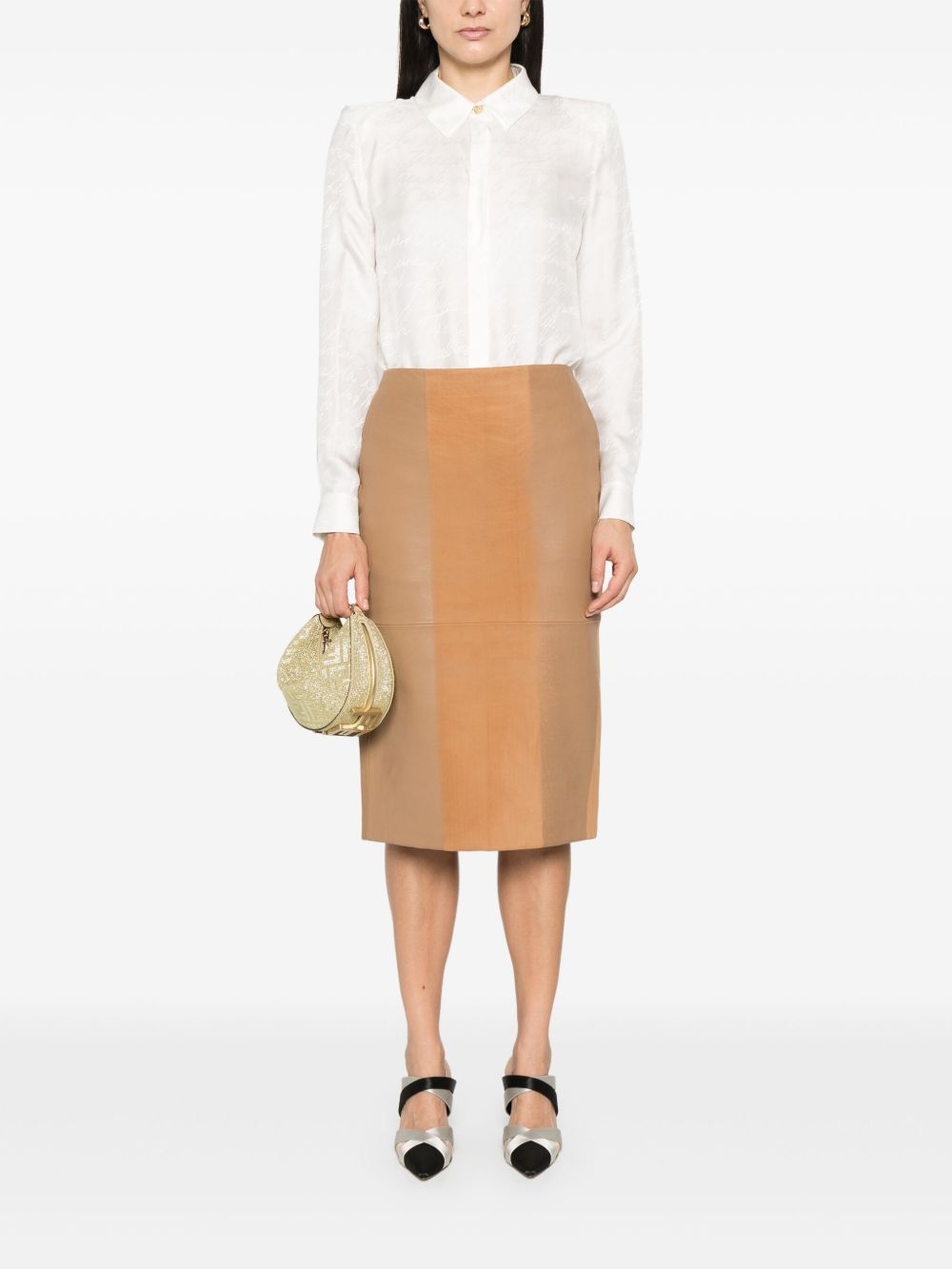 jacquard-pattern shirt - 2