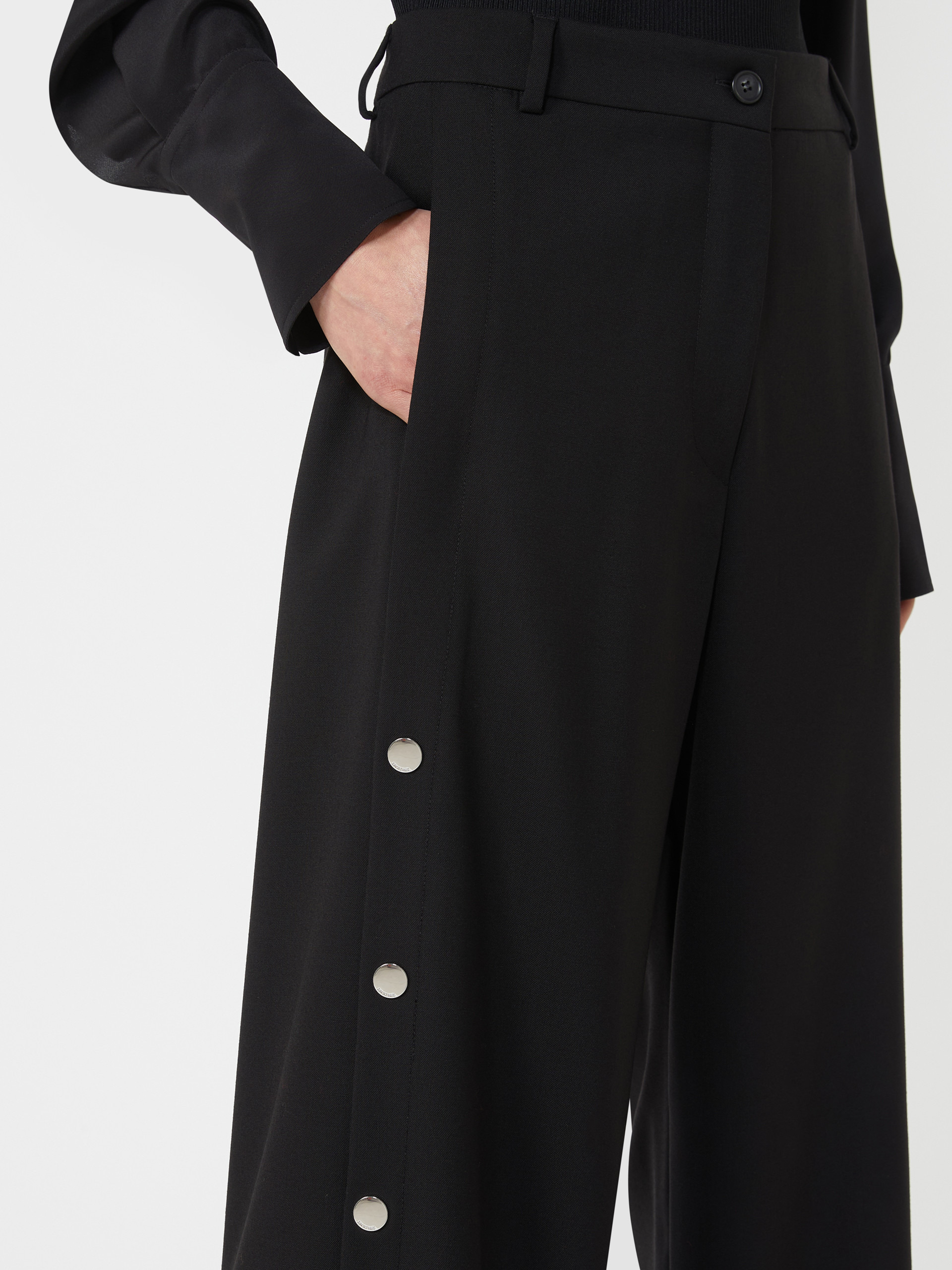 EDERE Button-up wool trousers - 5