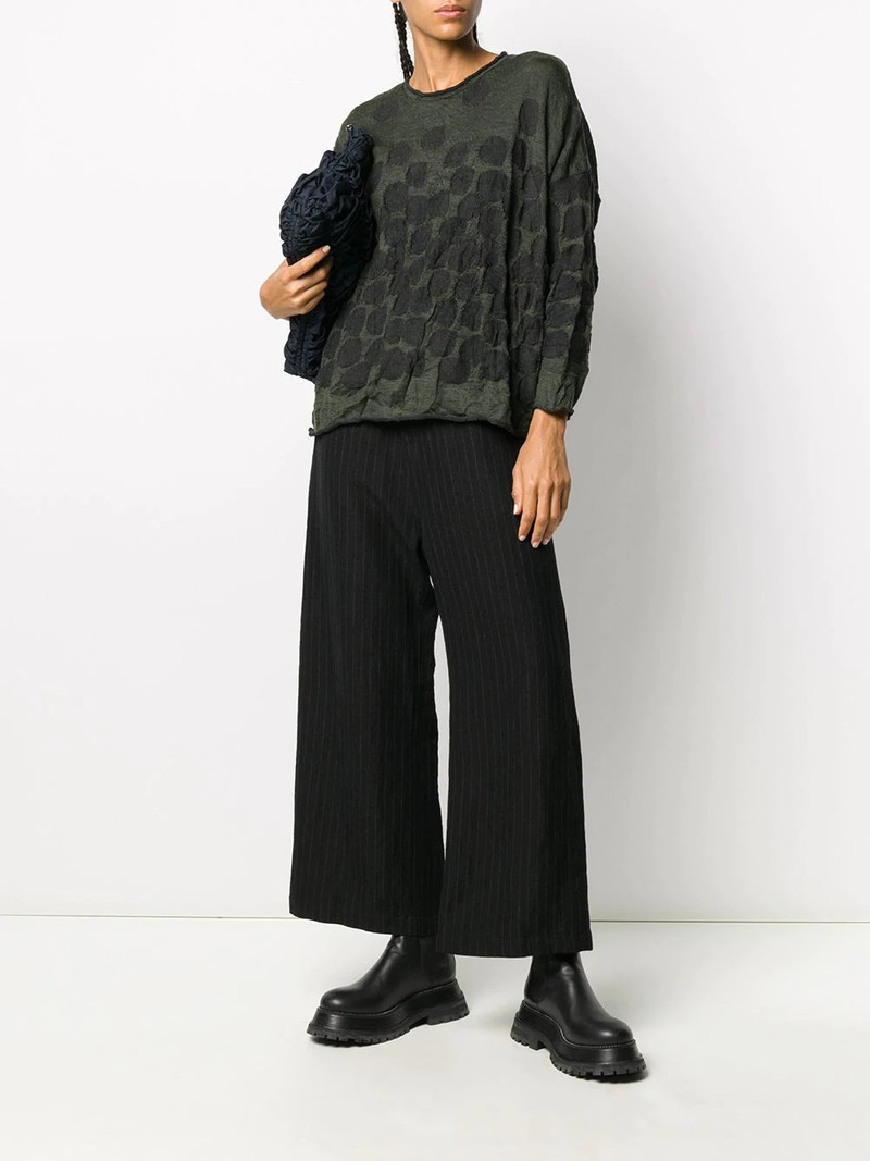 Y's pinstripe wide-leg trousers outlook