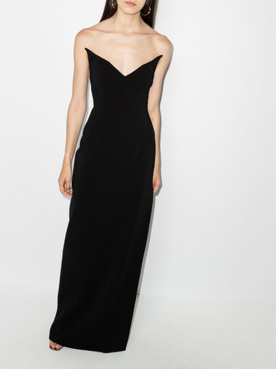 MÔNOT plunging neckline gown outlook