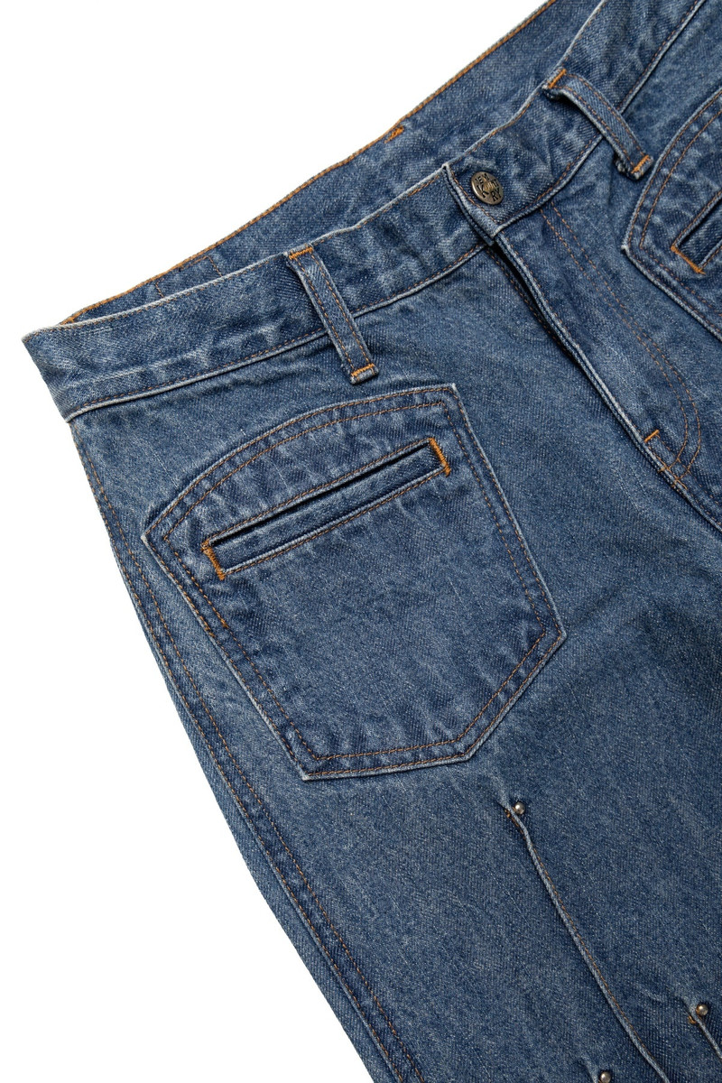 14oz Denim SUNDANCE Flare Pants 6