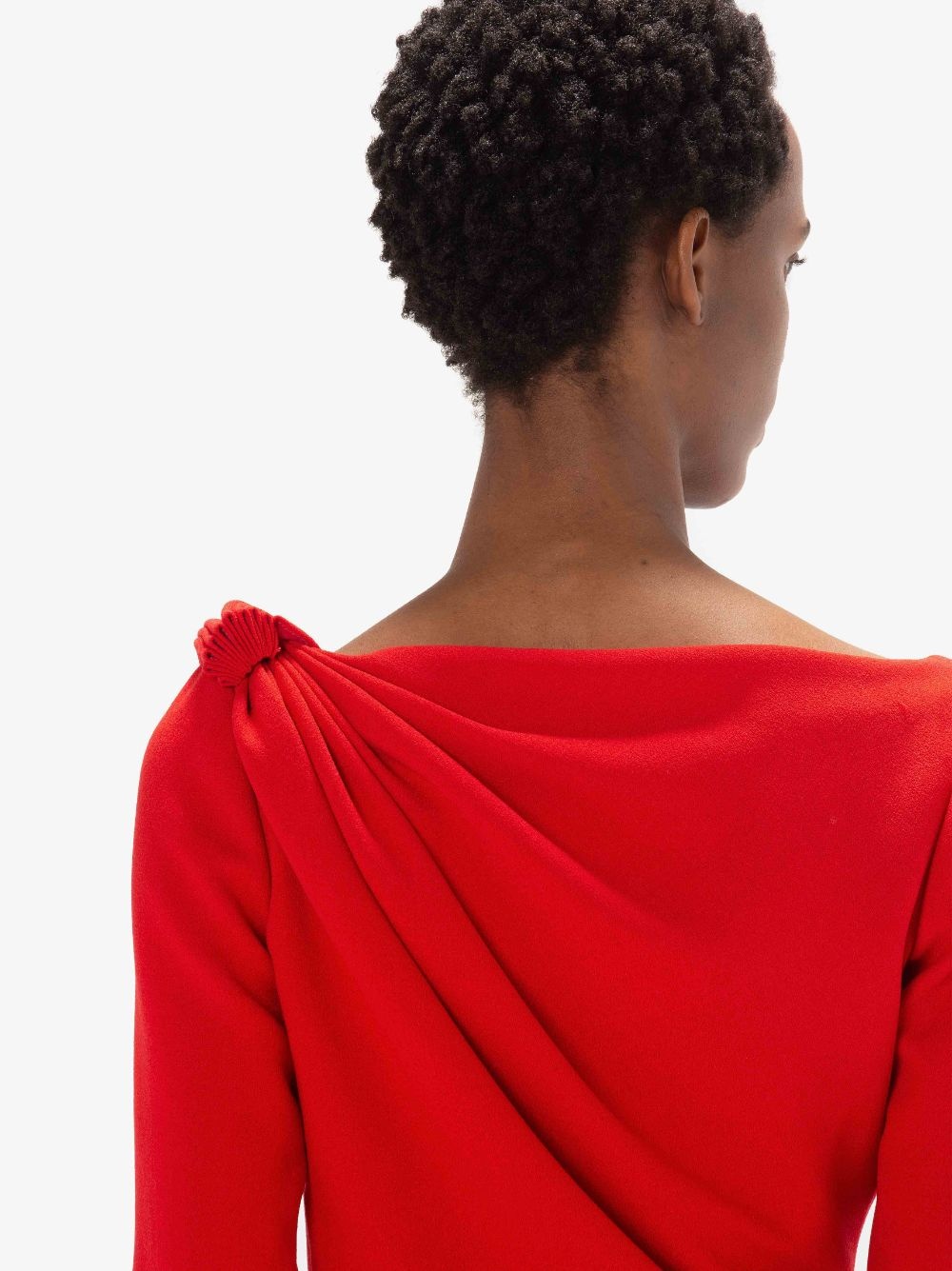 LONG SLEEVE MIDI DRESS - 5