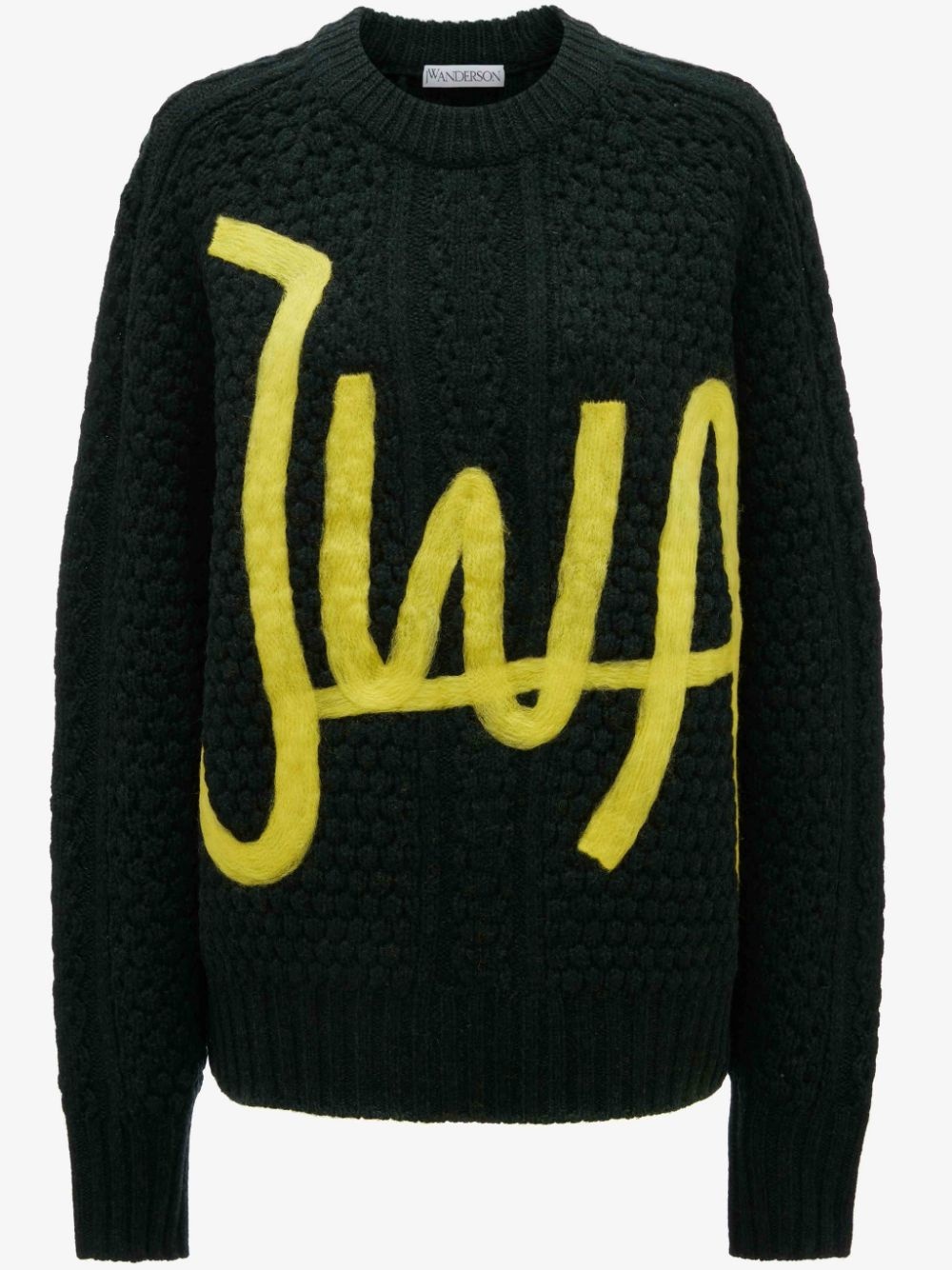 JWA CREWNECK CABLE  JUMPER - 1
