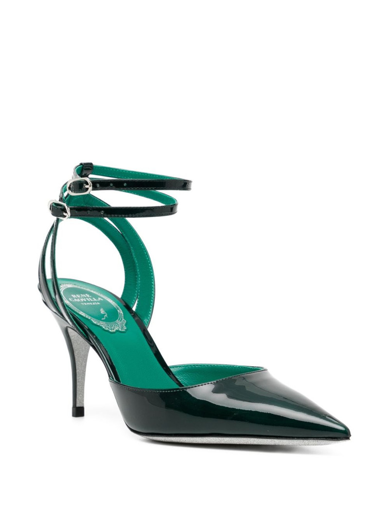 RENE CAOVILLA 80mm leather pumps outlook