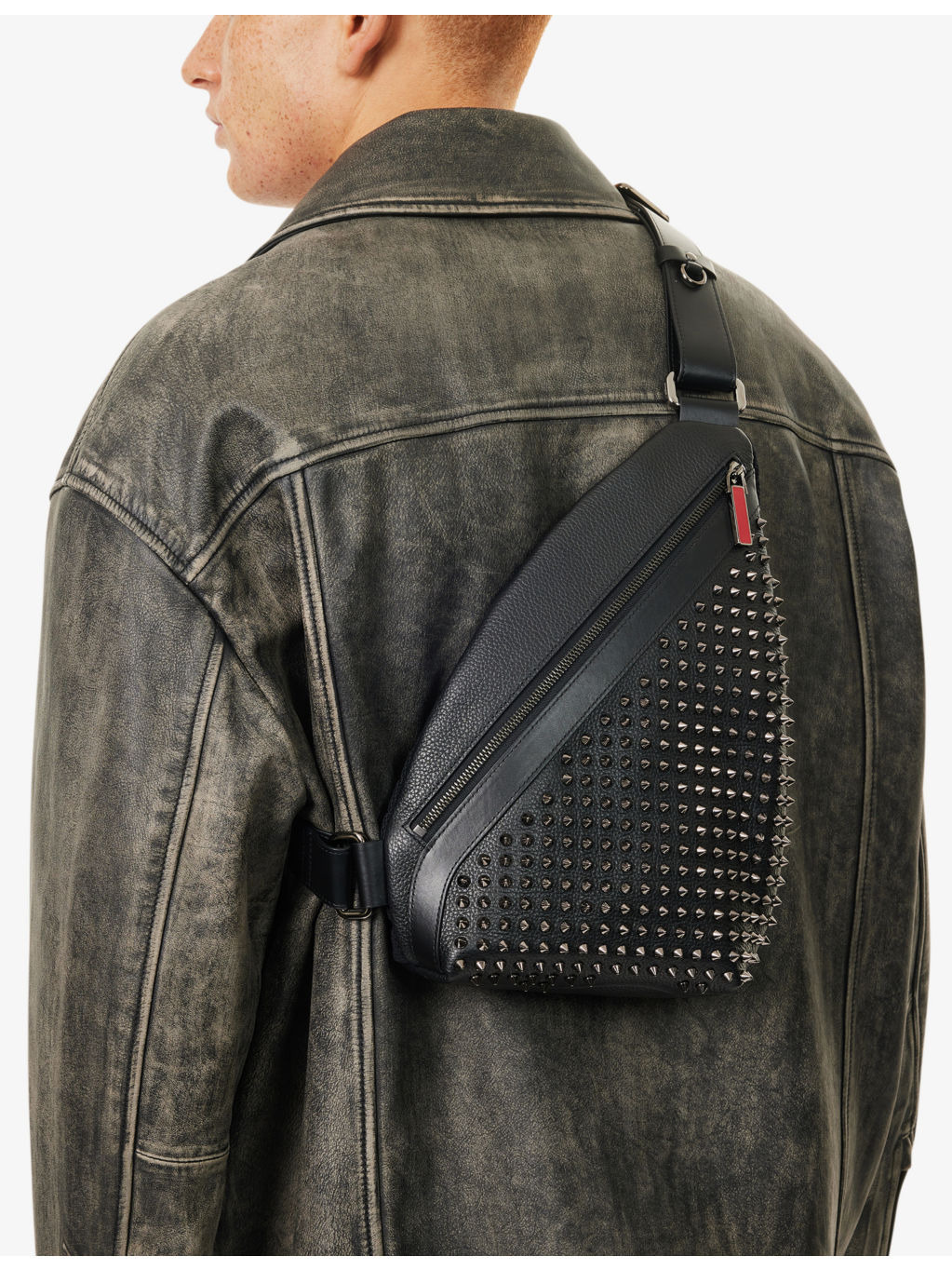 Funky Spikes leather cross-body bag - 2