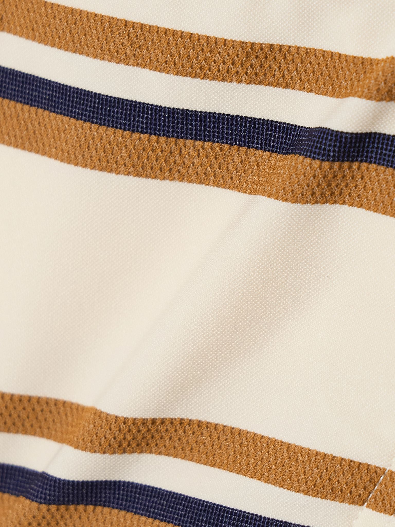 Mariniere Navy striped bikini briefs Cream - 4