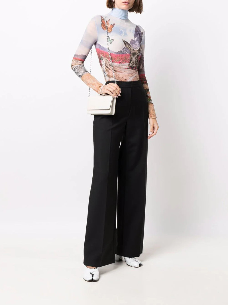 Maison Margiela LARGE CHAIN WALLET - GREIGE outlook