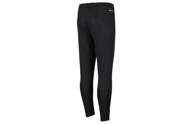 Men's adidas Solid Color Pants Zipper Casual Sports Pants/Trousers/Joggers Black HC0332 - 2