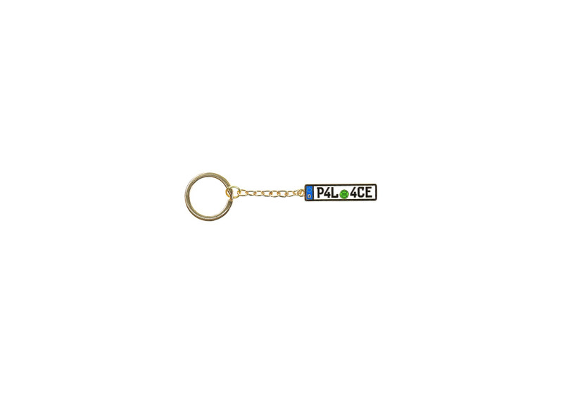 PLATE KEYRING EU 1