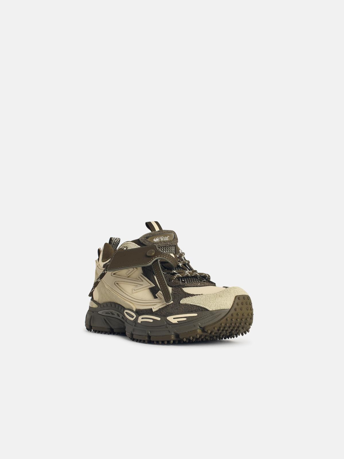 'BE RIGHT BACK' GREEN LEATHER BLEND SNEAKERS - 2