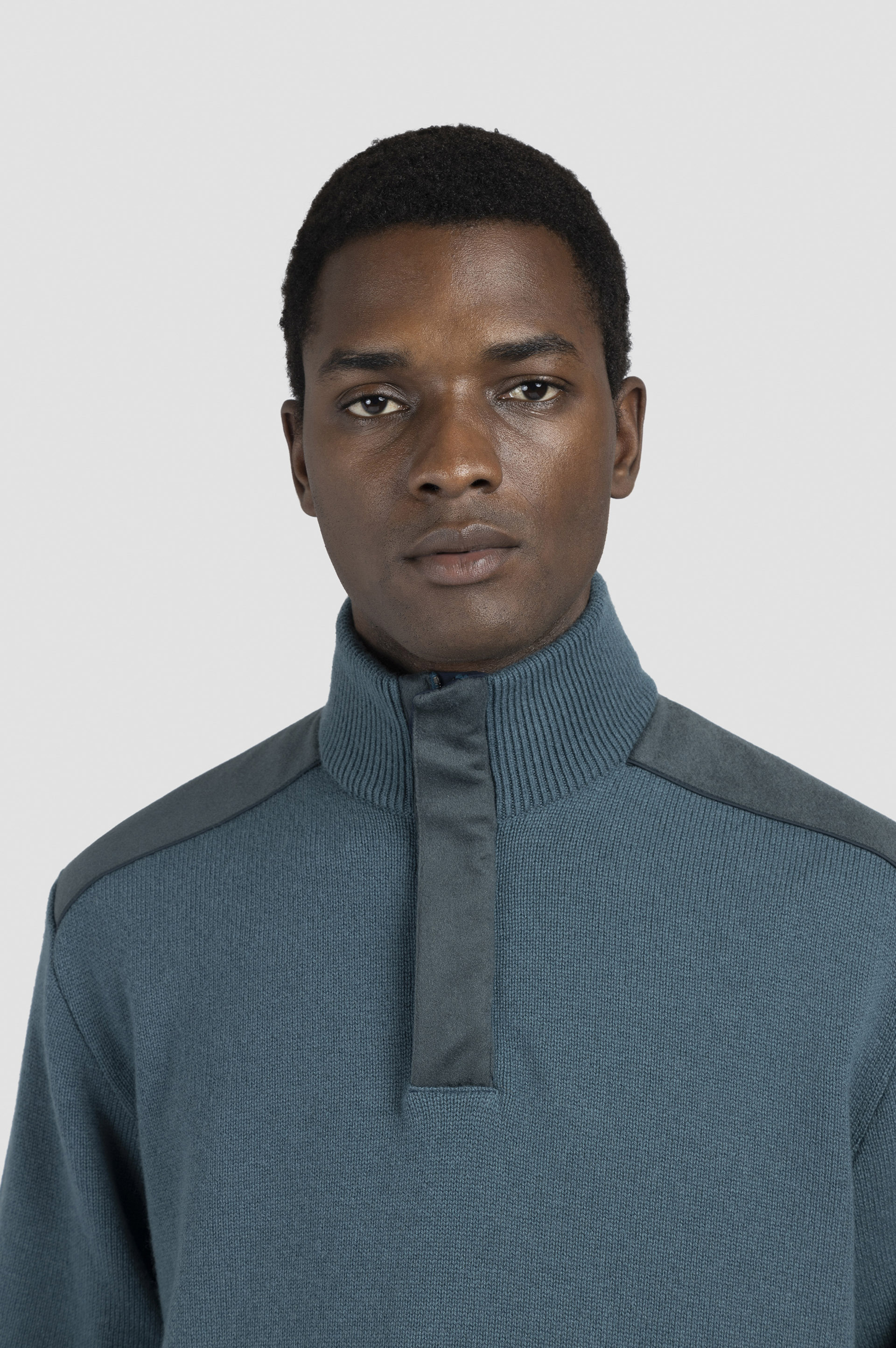 TYPHOON® PLATINUM WOOL CASHMERE HALF ZIP SWEATER - 4