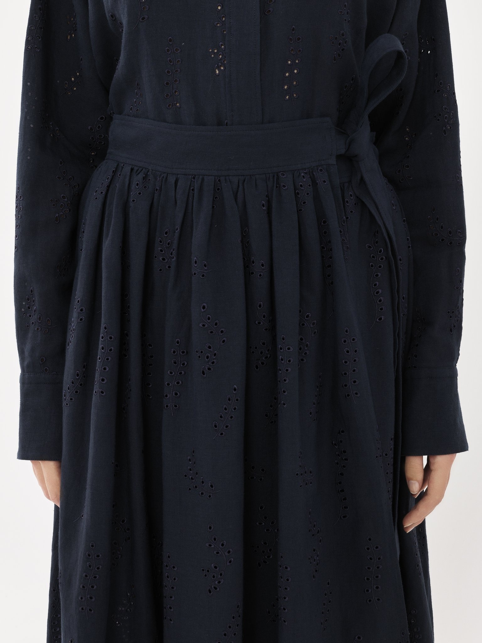 CHLOÉ X ERES PALOMA LONG WRAP SKIRT - 4
