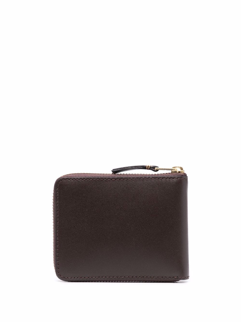 grained leather wallet - 2