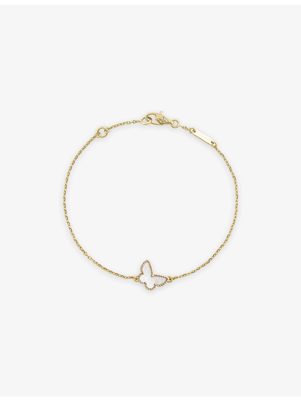 Sweet Alhambra gold and mother-of-pearl bracelet - 1