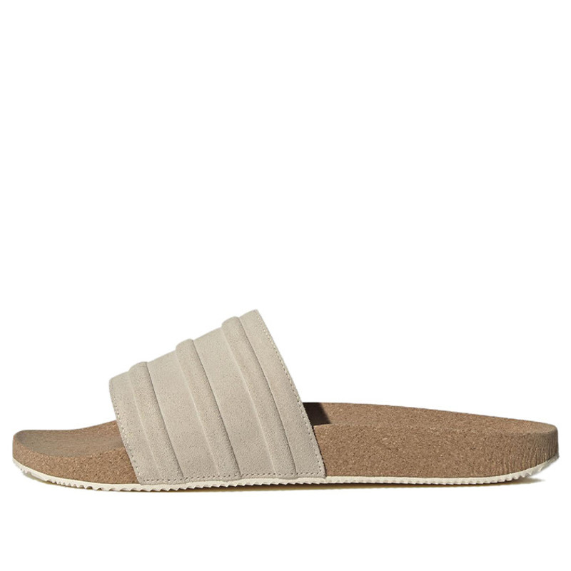 adidas adilette Premium Slides Wonder White Cork 1