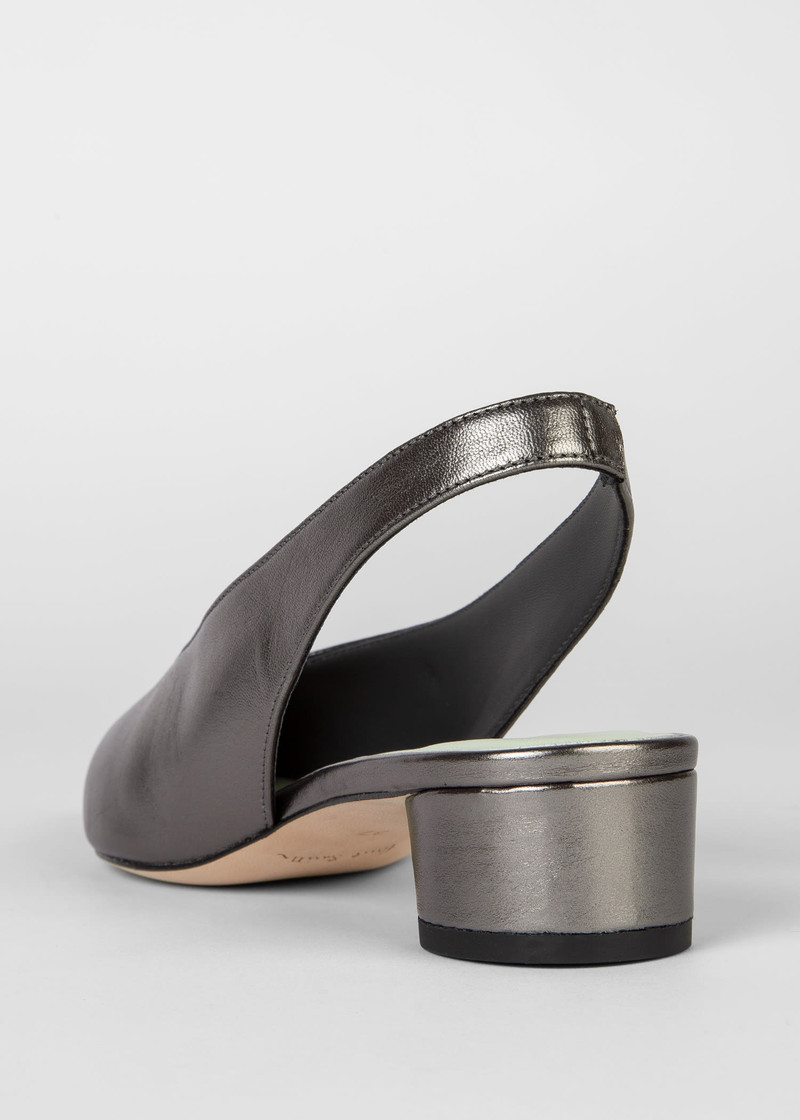 Leather Sling Back 'Enid' Heels 5