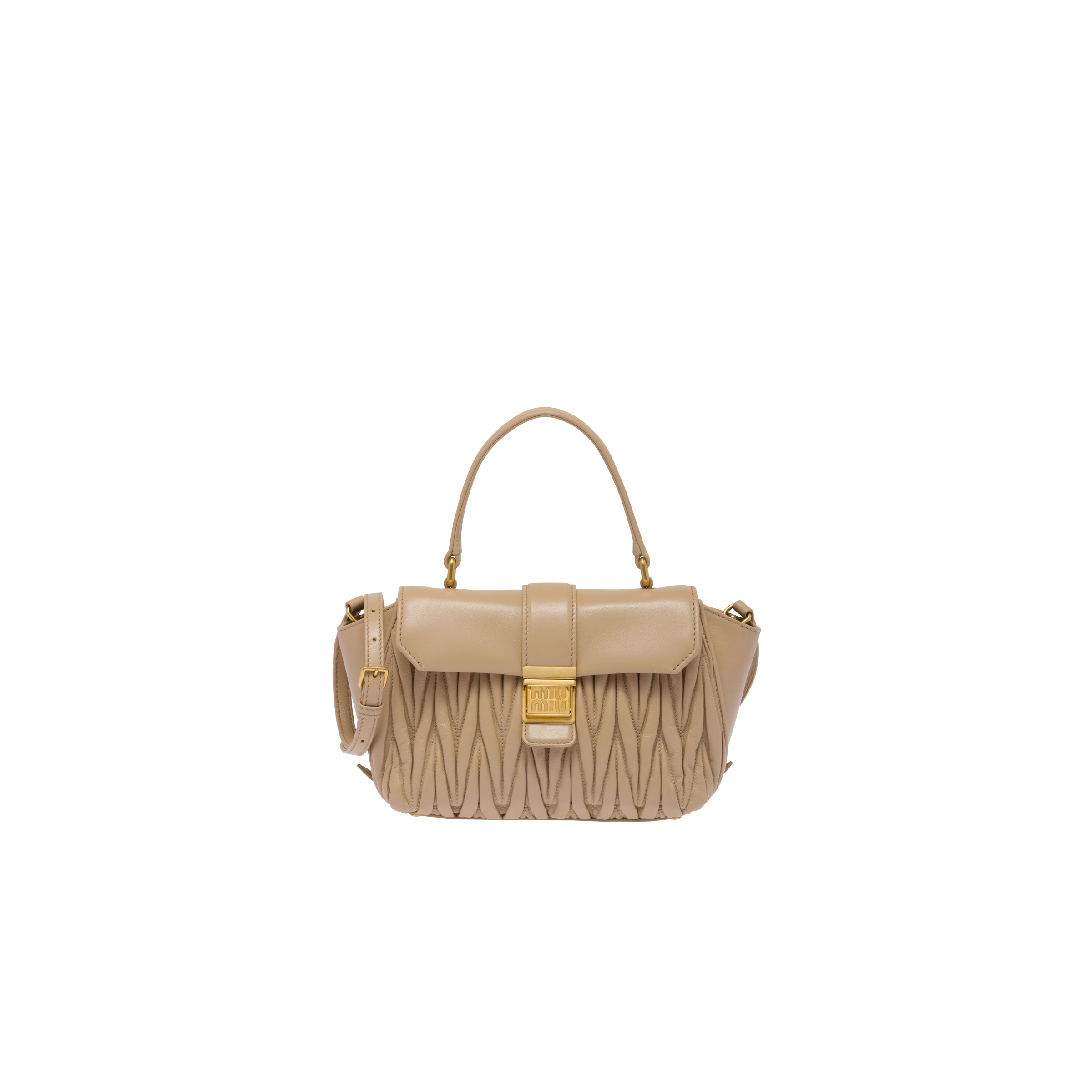 Matelassé nappa leather handbag - 1