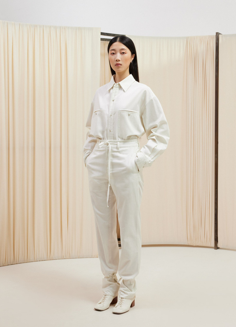 Lemaire STRAIGHT PANTS WITH STRINGS outlook