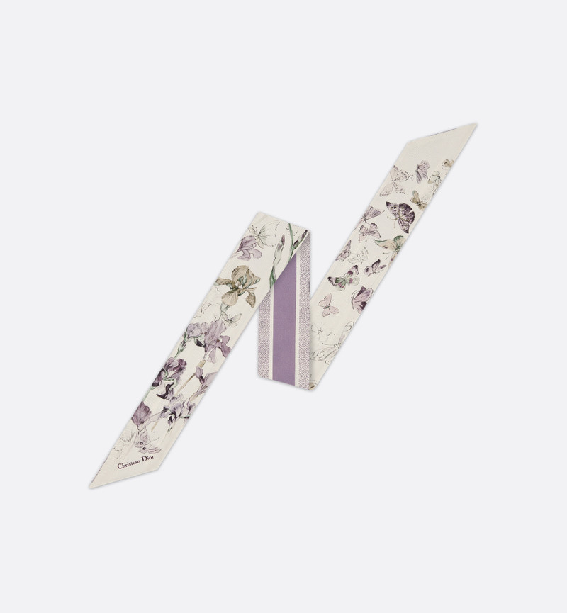 Butterflies & Iris Mitzah Scarf 1